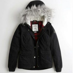 Hollister Stretch Flannel Lined Twill Jacket